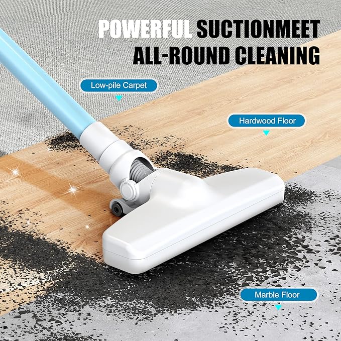 "12-in-1 Stick Handheld Vacuum: Versatile Cordless Cleaning for Every Surface"